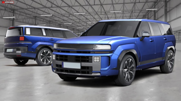 Hyundai Santa Fe bản phác họa mới: Thiết kế chỉnh lại, anh em thấy đã 'ưng cái bụng' hơn chưa?