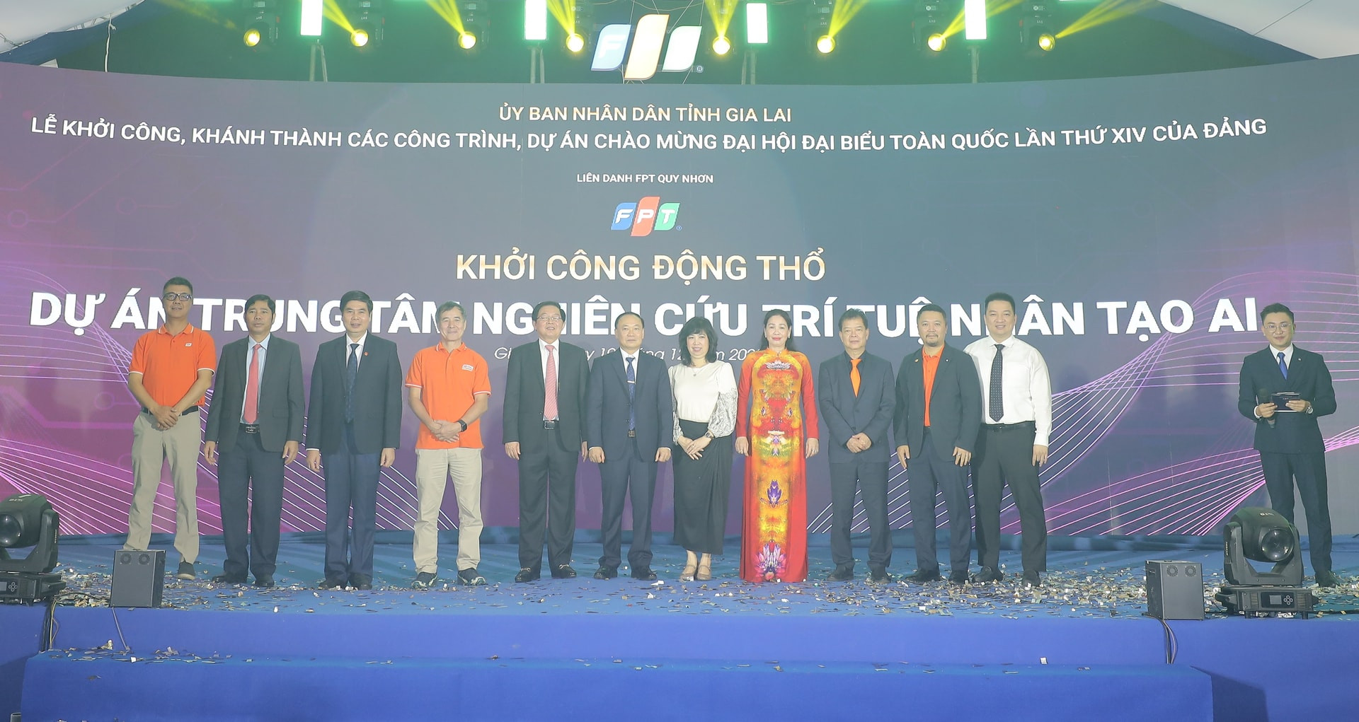 Lễ khởi công động thổ dự án Trung tâm nghiên cứu Trí tuệ nhân tạo AI tại Gia Lai (1)