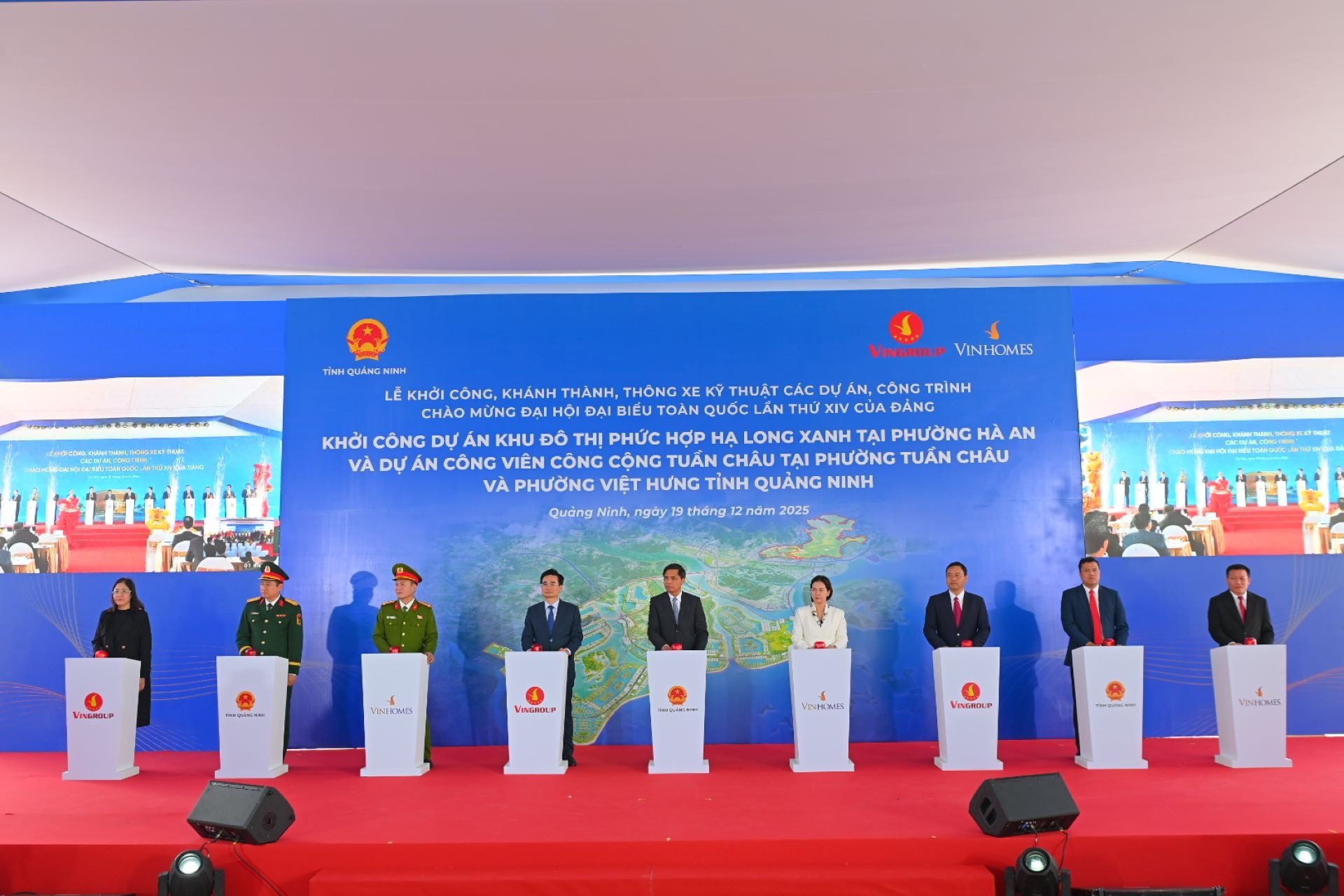 Ảnh 5 Tại Quảng Ninh, dự án khu đô thị phức hợp Hạ Long Xanh tại phường Hà An_ dự án Công viên công cộng Tuần Châu tại phường Tuần Châu và phường Việt Hưng được khởi công.