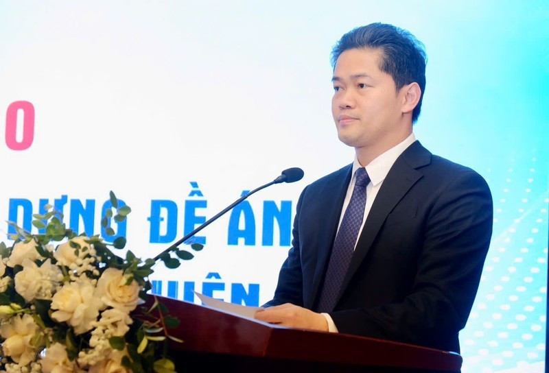 Thứ trưởng Thường trực Bộ Y tế Vũ Mạnh Hà phát biểu tại hội thảo. img-1239.jpg