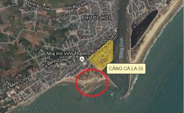 Thanh tra 'vạch' những sai phạm, vướng mắc tại dự án lấn biển hơn 500 tỷ đồng