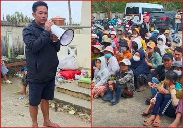 Trưởng thôn 42 tuổi đi chân đất phát quà cứu trợ, đọc vanh vách tên 3.200 người dân không cần danh sách