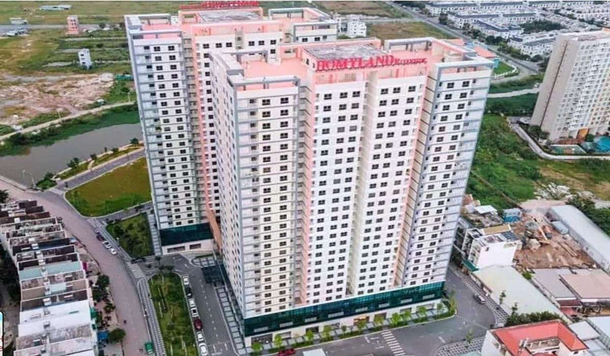 Chung cư Homyland III phải điều chỉnh quy hoạch, thực hiện nghĩa vụ tài chính bổ sung mới được cấp sổ. Ảnh: D.T. 2.jpg