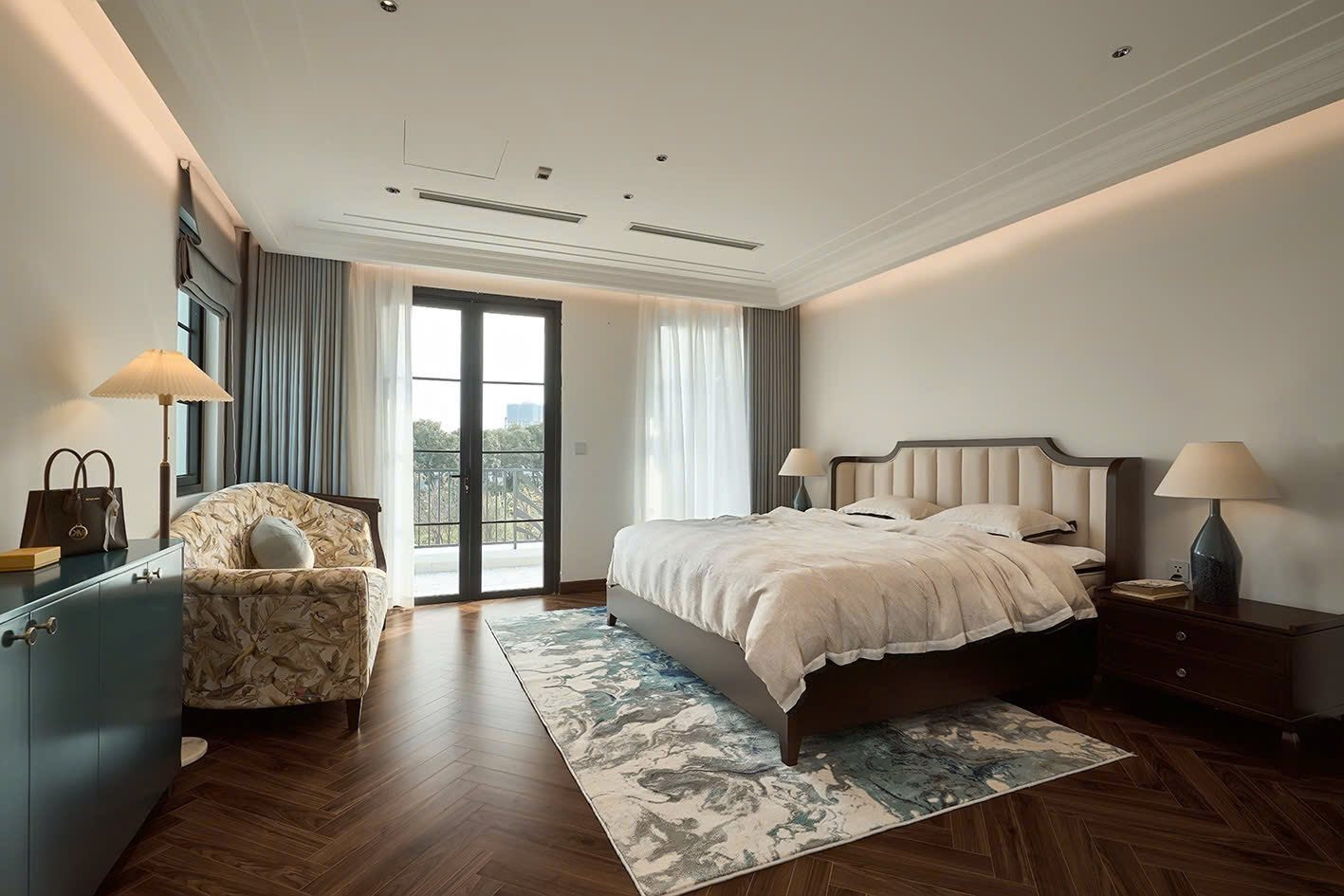 Bên trong căn biệt thự mang hồn Kinh Bắc với kiến trúc Đông Dương- Ảnh 5. Bên trong căn biệt thự mang hồn Kinh Bắc với kiến trúc Đông Dương- Ảnh 5.