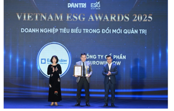 Eurowindow ghi dấu ấn khi là doanh nghiệp duy nhất ngành cửa được vinh danh tại ESG Awards 2025