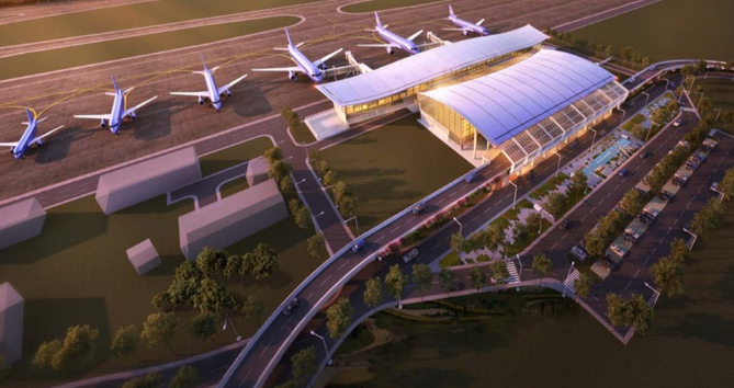Sắp bàn giao một khu vực của dự án ‘lên đời’ sân bay quốc tế tại thành phố nhỏ nhất Việt Nam- Ảnh 3. Sắp bàn giao một khu vực của dự án ‘lên đời’ sân bay quốc tế tại thành phố nhỏ nhất Việt Nam- Ảnh 3.