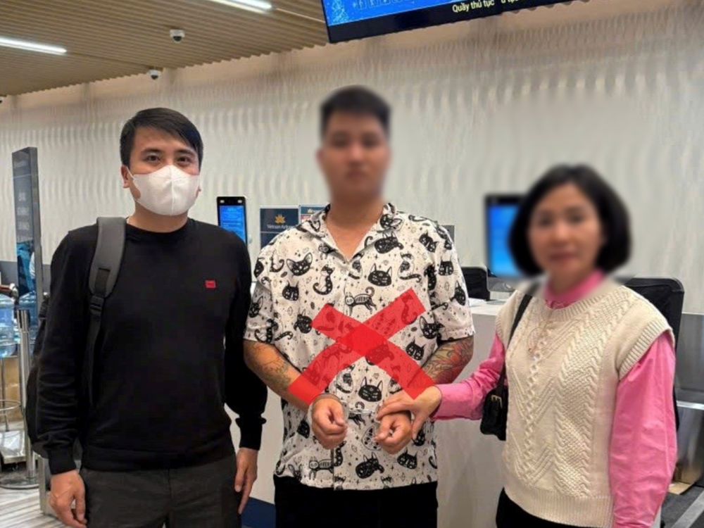Di lý thành công đối tượng truy nã Nguyễn Mạnh Hoài,SN 1999 - ảnh 1