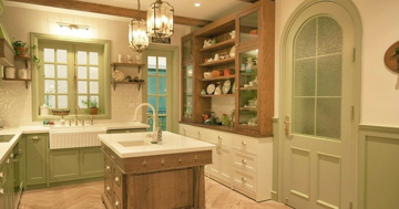 Căn bếp cottagecore đậm chất châu Âu giữa đời sống hiện đại
