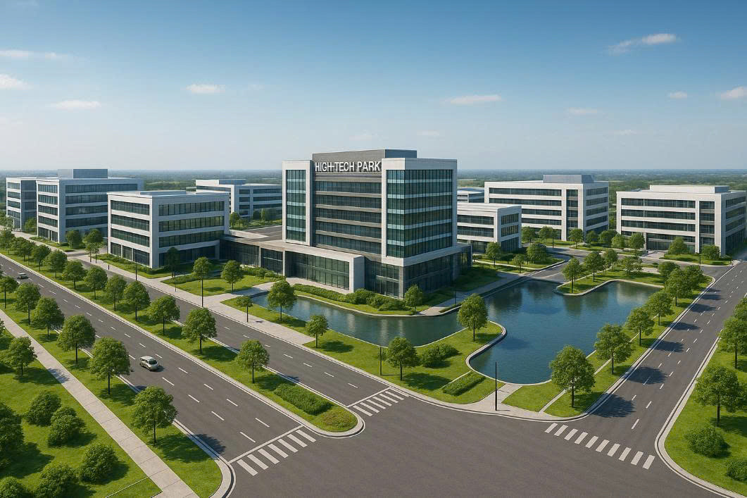 Khu công nghệ cao tỉnh Hưng Yên. Ảnh minh họa
