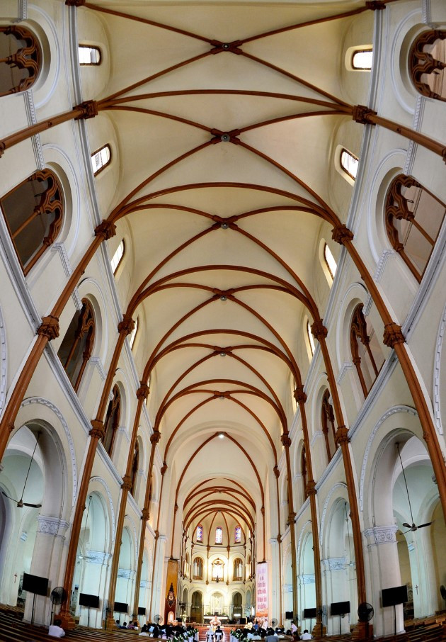 Một nhà thờ của Việt Nam lắp 1.000km đèn LED dịp Giáng sinh 2025 - ảnh 3