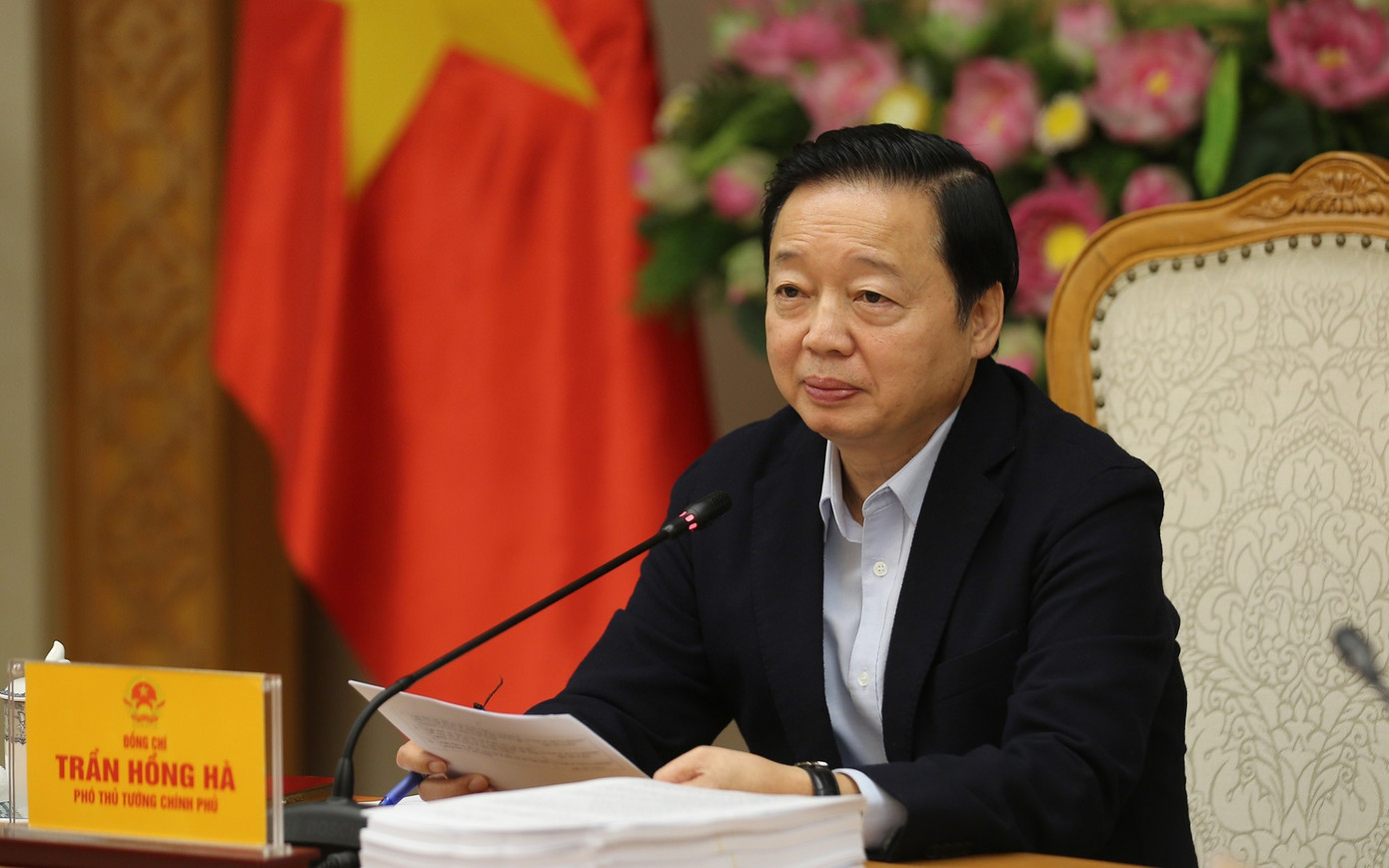 Phó Thủ tướng Trần Hồng Hà phát biểu. Ảnh: VGP 2912dat1.jpg