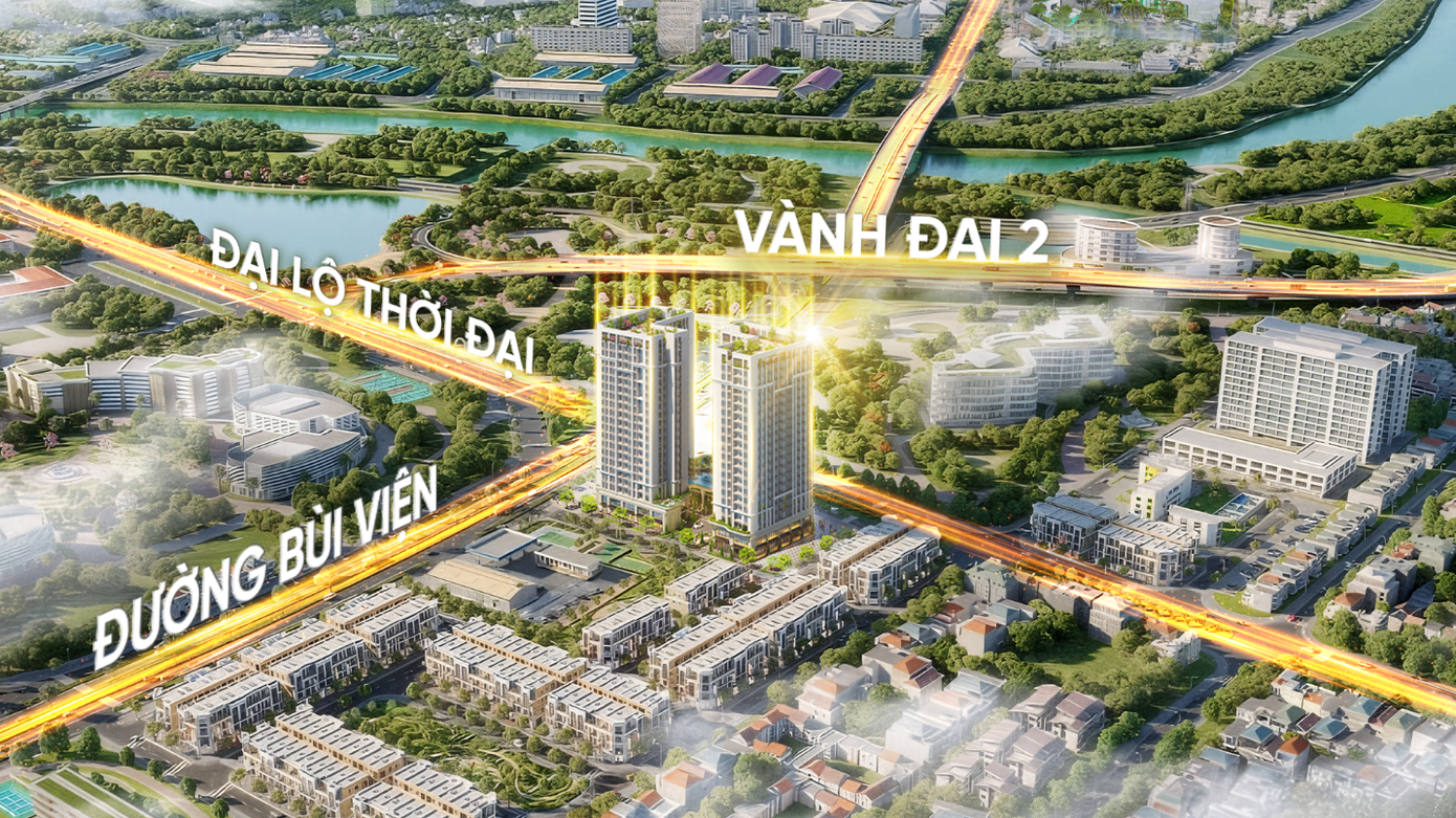 The Zenith Hải Phòng sở hữu vị trí vàng trên đại lộ Bùi Viện, liền kề Vành đai 2 image003.png