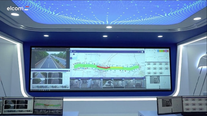 Mô phỏng một trung tâm điều hành, giám sát giao thông thông minh do ELCOM thiết lập