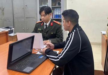 Nam sinh N.T.C. xin gia đình 550 triệu để 'học thạc sĩ', công an vội vào cuộc giải cứu