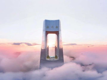 Tòa nhà chọc trời 377m lập kỷ lục khách sạn cao nhất thế giới, có 1.004 phòng trên 82 tầng