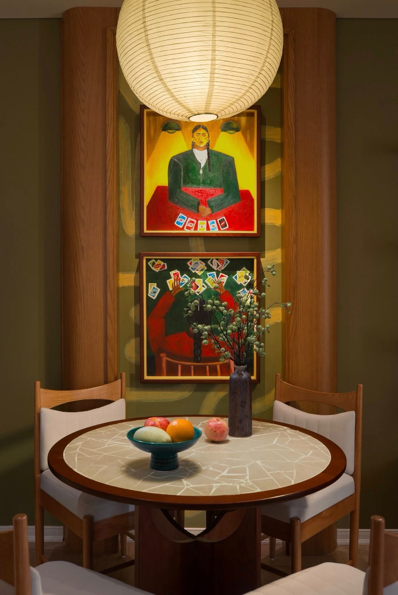 Tổ ấm 77m2 đậm tính nghệ sĩ: Căn hộ nhỏ mang hơi thở Địa Trung Hải và mid-century- Ảnh 4.