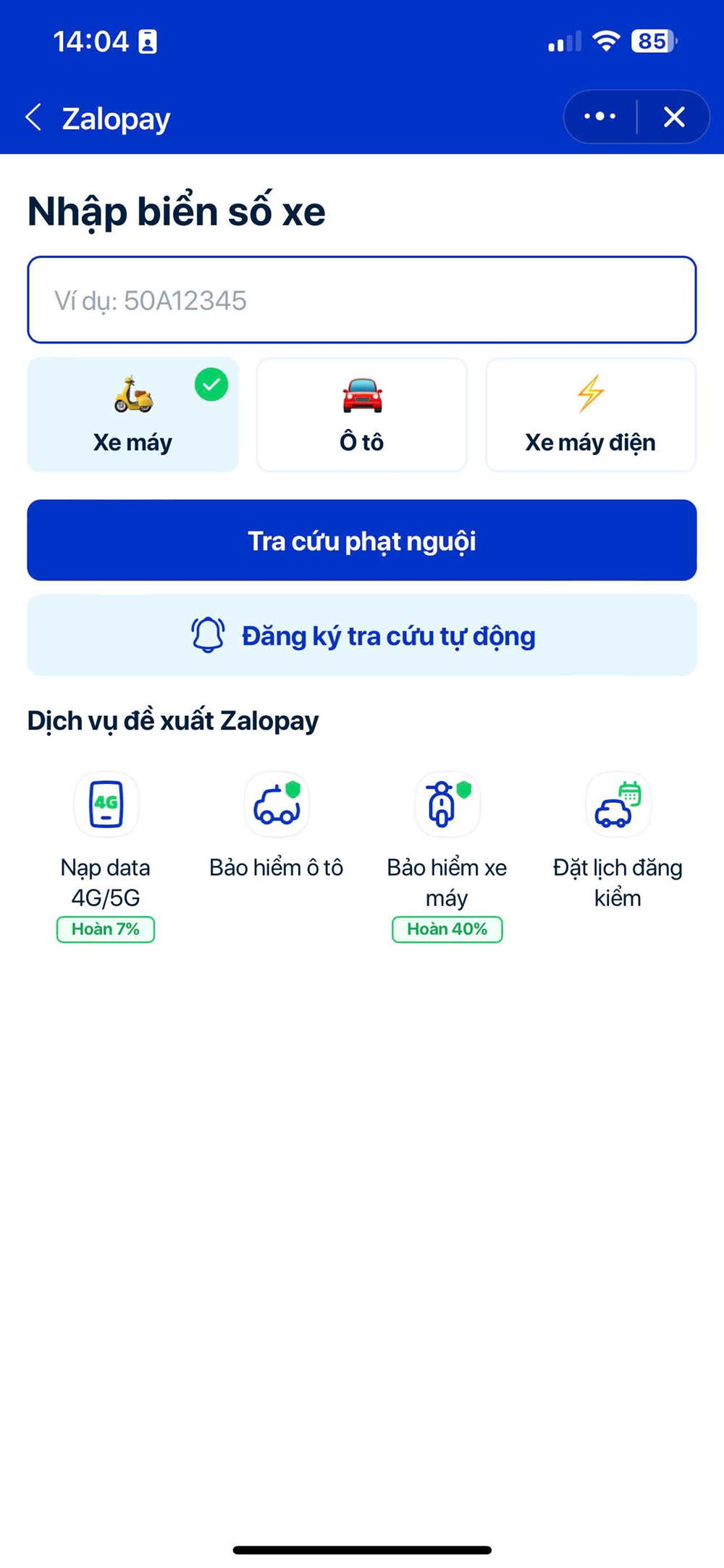 Hướng dẫn chi tiết cách tra cứu phạt nguội trên Zalo chỉ bằng vài thao tác đơn giản - ảnh 3