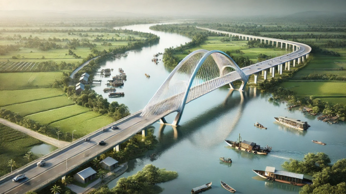 Lỡ hẹn khởi công cầu vượt sông gần 600 tỷ tại Nam Định cũ- Ảnh 1.