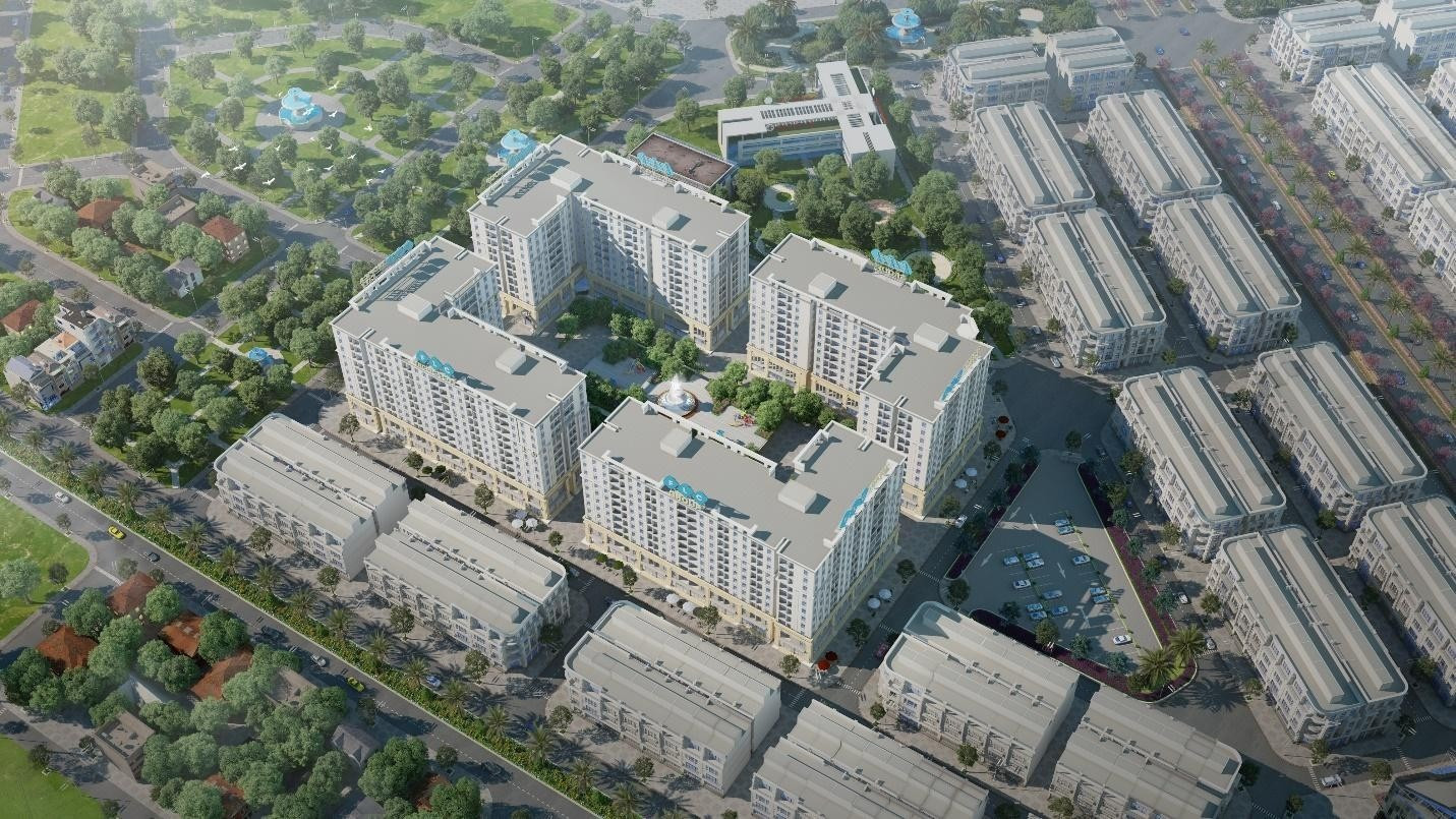 Phối cảnh nhà ở xã hội <a style='text-decoration: none;' href='/FLC'>FLC</a> Tropical City Hạ Long. Nguồn ảnh: Internet
