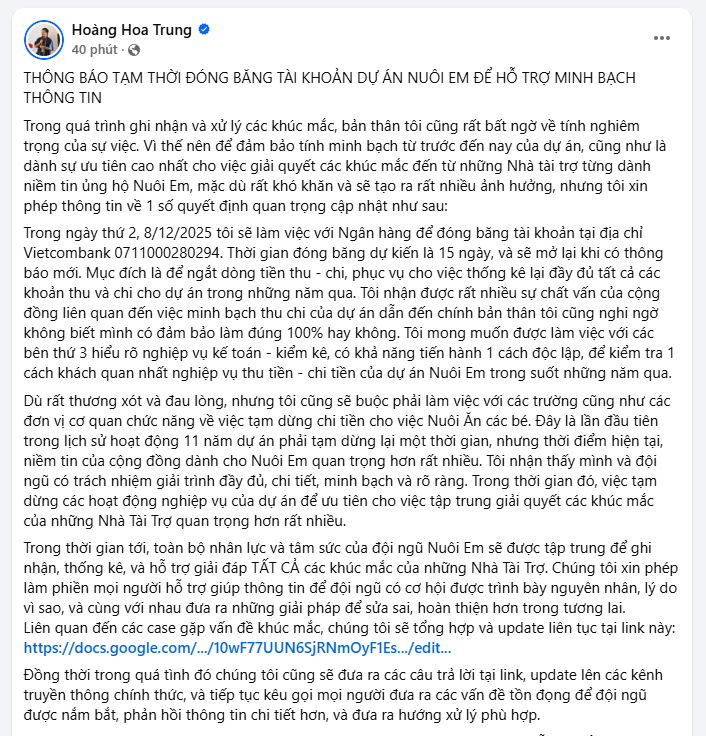 Ngoài Nuôi Em, nhà sáng lập Hoàng Hoa Trung còn đứng sau dự án quyên góp gần 196 tỷ đồng - ảnh 4