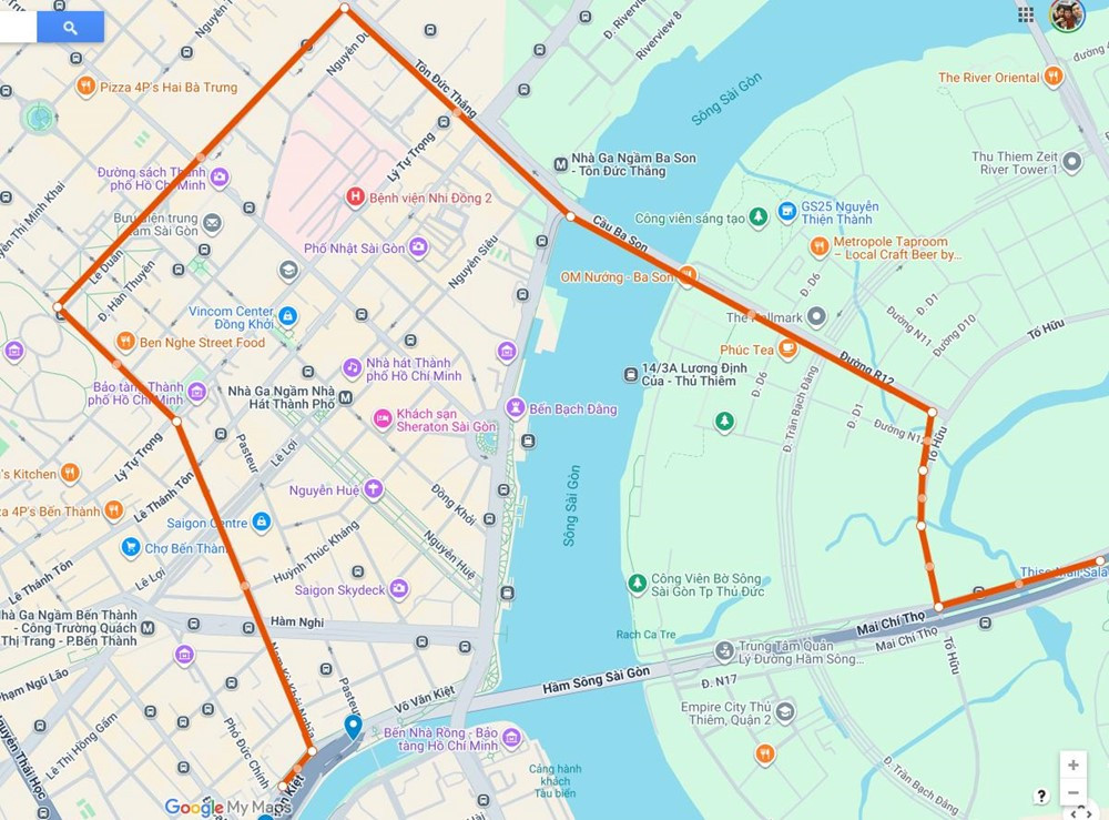 Cấm tất cả phương tiện qua hầm vượt sông duy nhất Việt Nam - ảnh 1