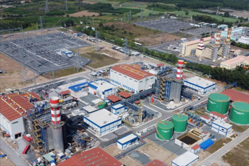 Công trình then chốt của dự án nhà máy điện 1,4 tỷ USD chuẩn bị về đích