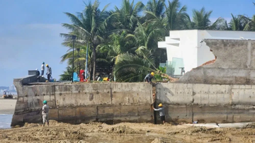 Kè biển dự án nghìn tỷ ở TPHCM bị sập