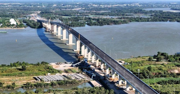 Sắp bàn giao cầu gần 7.000 tỷ lớn nhất tuyến vành đai chiến lược, kết nối 2 tỉnh thành giàu nhất Việt Nam
