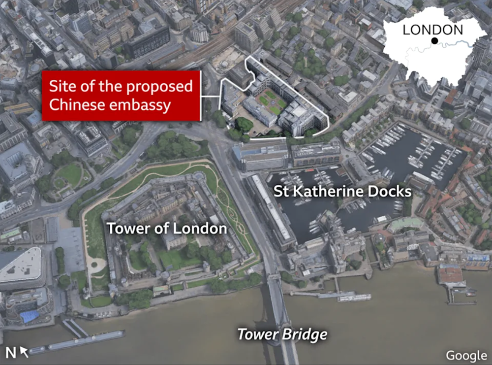 Kế hoạch xây dựng Đại sứ quán ‘siêu to khổng lồ’ của Trung Quốc tại London tiếp tục bị trì hoãn, vì sao? - ảnh 2