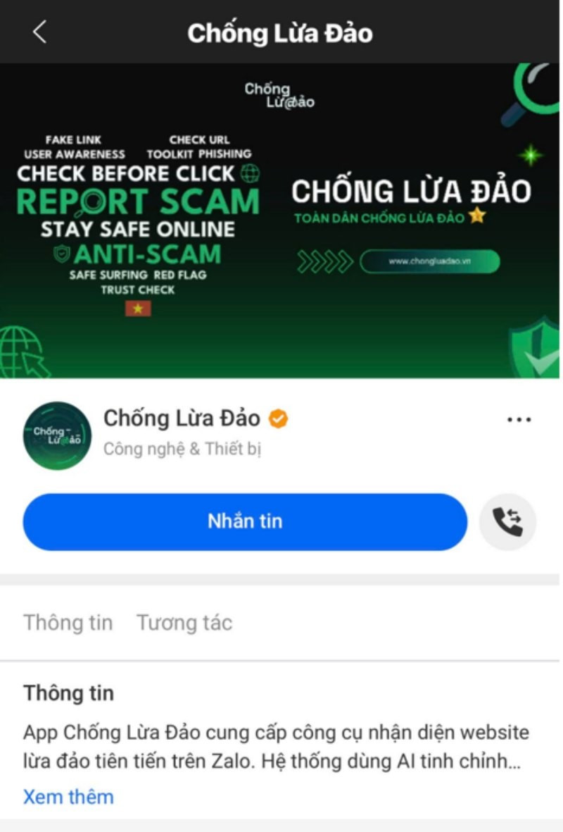 Từ hôm nay, hàng triệu người Việt Nam có thể báo cáo lừa đảo trực tuyến qua Zalo - ảnh 1