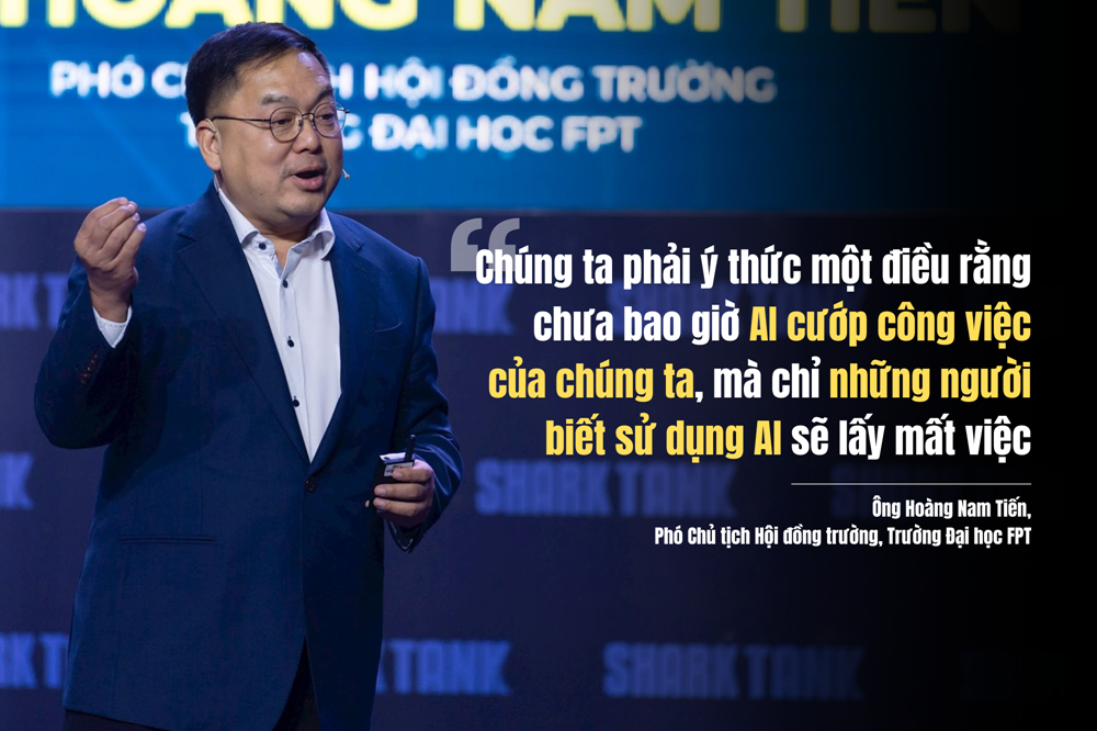 &Ocirc;ng Ho&agrave;ng Nam Tiến: Giờ tuyển dụng phải hỏi AI c&oacute; l&agrave;m được kh&ocirc;ng, nếu kh&ocirc;ng l&agrave;m được th&igrave; mới &lsquo;tuyển nh&acirc;n sự&rsquo; - ảnh 3
