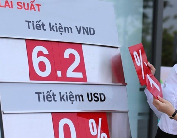 Ngân hàng tăng mạnh lãi suất tiết kiệm sau Tết