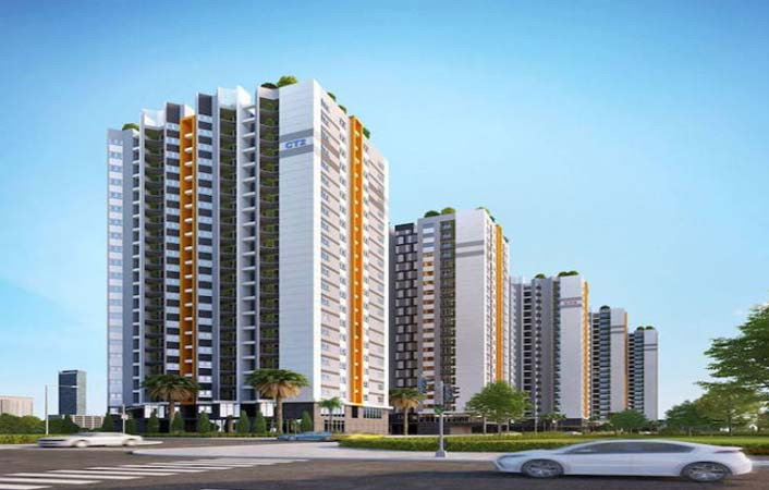 Khu nh&agrave; ở x&atilde; hội Thượng Thanh. Nguồn ảnh: Him Lam