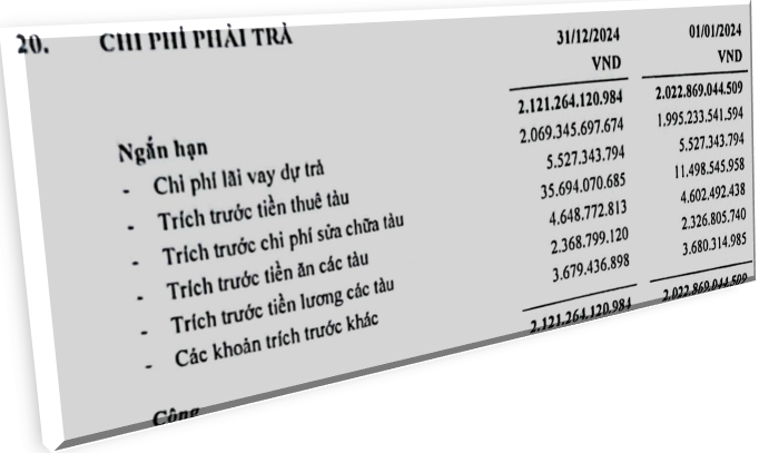 Một doanh nghiệp vận tải biển lỗ lũy kế 5.300 tỷ đồng, còn nợ 2.300 tỷ đồng tại Agribank, Vietcombank