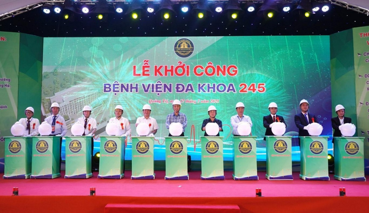 Bệnh viện xã hội hoá đầu tiên 450 tỷ tại Quảng Trị chính thức khởi công