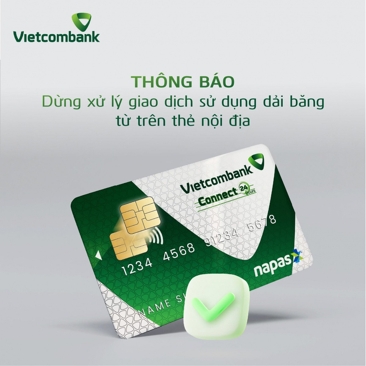 Chưa đầy 5 ngày nữa, Vietcombank sẽ dừng toàn bộ giao dịch với những đối tượng sau