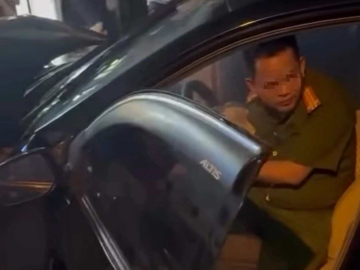 Chính thức cách chức Trung tá công an say rượu lái ô tô gây tai nạn ở Bắc Ninh