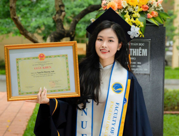 Gặp cô gái duy nhất tốt nghiệp Đại học Sư phạm Hà Nội với điểm tuyệt đối, GPA 4.0