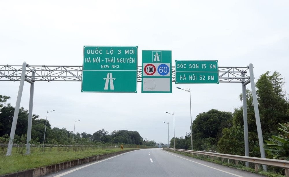Cao tốc Hà Nội - Thái Nguyên. Nguồn ảnh: Người Hà Nội Cao tốc Hà Nội - Thái Nguyên. Nguồn ảnh: Người Hà Nội