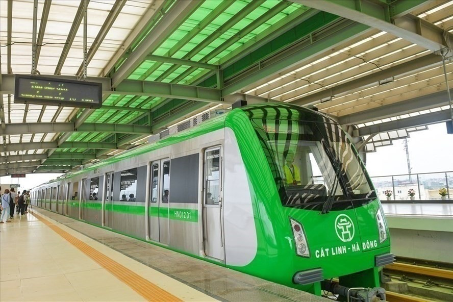 Đường sắt đô thị Cát Linh - Hà Đông. Nguồn ảnh: Báo Lao Động
