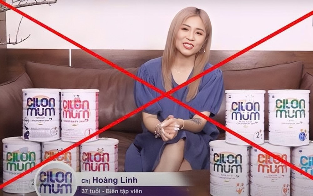 Chính thức phạt nữ <a style='text-decoration: none;' href='/BTV'>BTV</a> nổi tiếng Việt Nam quảng cáo sữa giả - ảnh 1