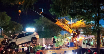 Vụ ô tô đâm liên hoàn ở Hà Nội: Tài xế giật mình đạp nhầm chân ga