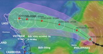 Bão Wipha hình thành áp sát Biển Đông, miền Bắc sắp hứng đợt mưa rất lớn
