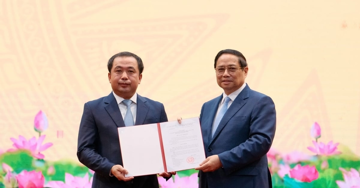 Thủ tướng trao quyết định giao quyền Bộ trưởng NN&MT cho ông Trần Đức Thắng