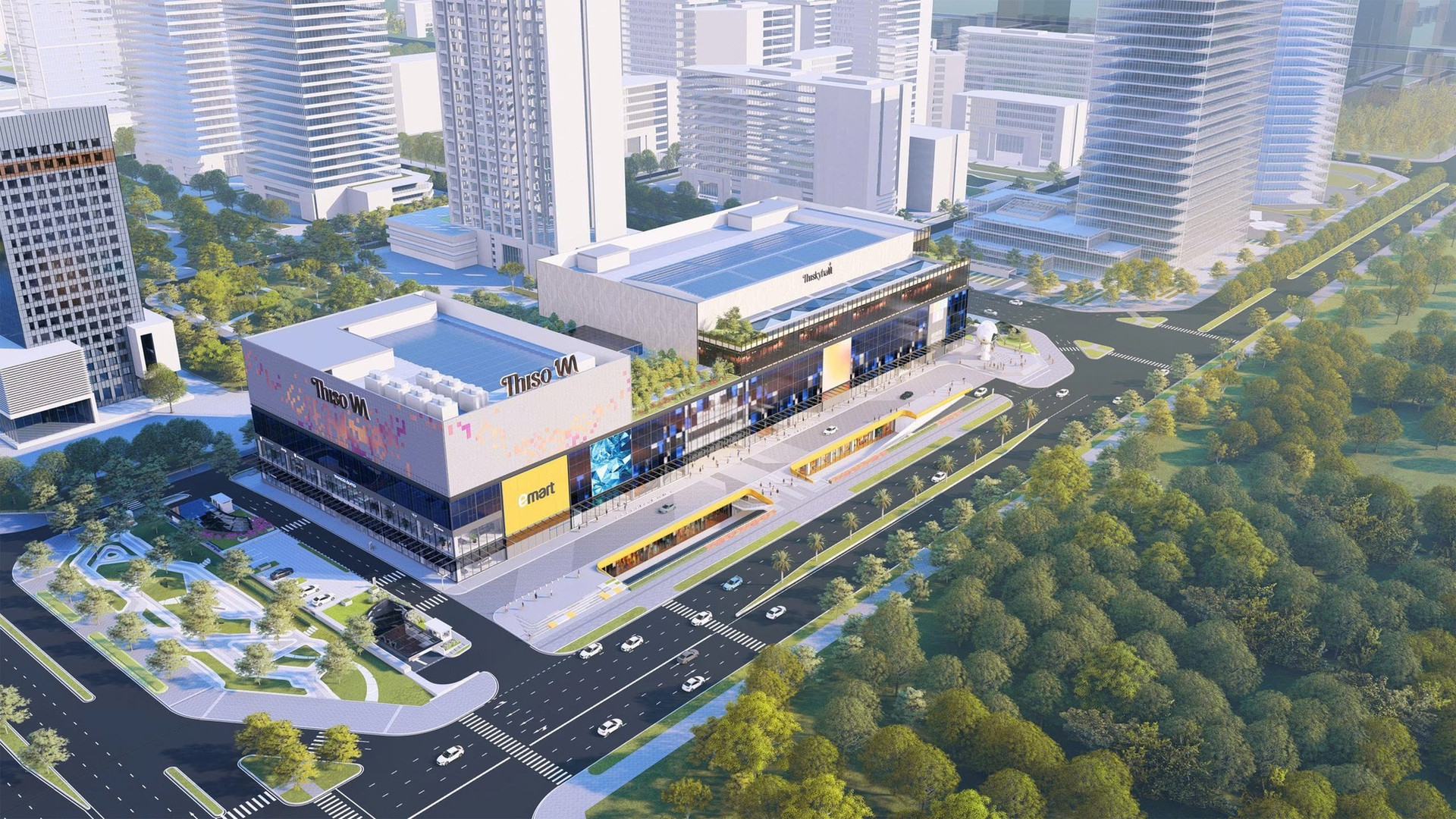 Phối cảnh dự án Thiso Mall Tây Hồ Tây. Nguồn ảnh: Internet