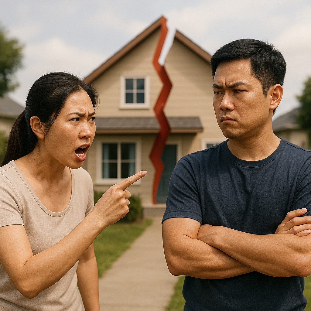Chồng ngoại tình, vợ muốn ly hôn: Tài sản là ngôi nhà chung 100m2 sẽ phân chia thế nào?- Ảnh 1.