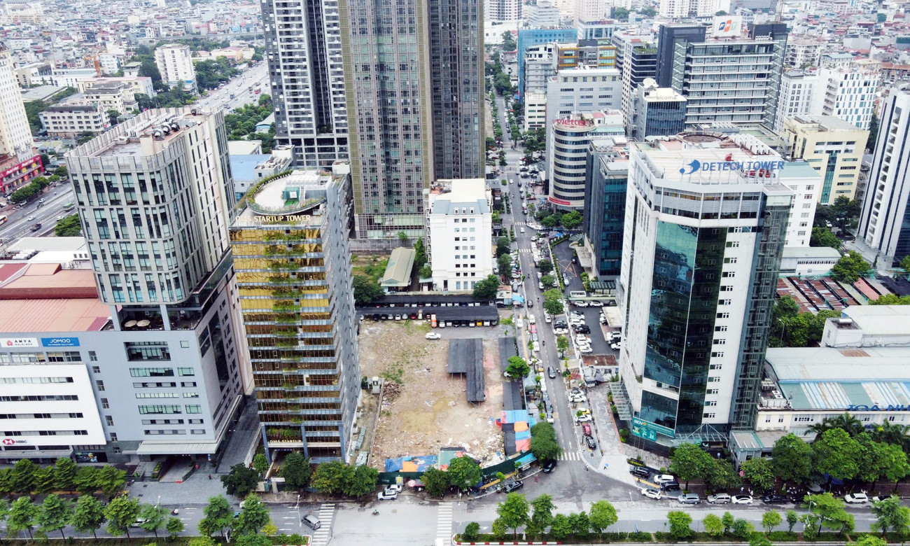 UBND TP Hà Nội mới đây ban hành quyết định cho phép chuyển mục đích sử dụng đất để thực hiện dự án Tòa nhà hỗn hợp, trụ sở công ty tại ô đất ký hiệu D14 (Khu đô thị mới Cầu Giấy, phường Cầu Giấy). du-an-cao-oc-detech1.jpg