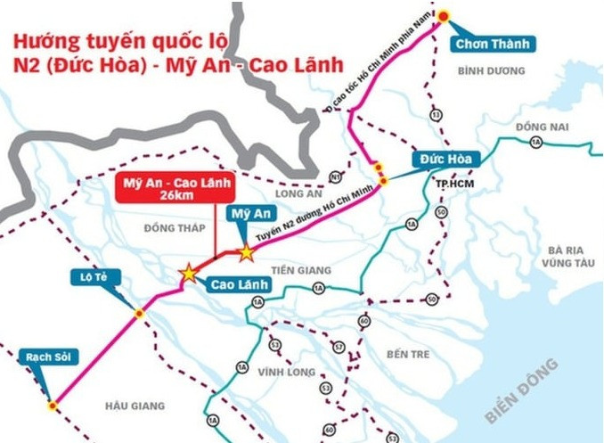 Hôm nay, chính thức khởi công tuyến cao tốc hơn 6.000 tỷ thuộc trục đường 'xương sống' nối thông miền Đông và miền Tây Việt Nam- Ảnh 2. Hôm nay, chính thức khởi công tuyến cao tốc hơn 6.000 tỷ thuộc trục đường 'xương sống' nối thông miền Đông và miền Tây Việt Nam- Ảnh 2.