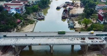 Sắp thông xe cây cầu huyết mạch 1.500 tỷ kết nối Hà Nội - Thái Nguyên