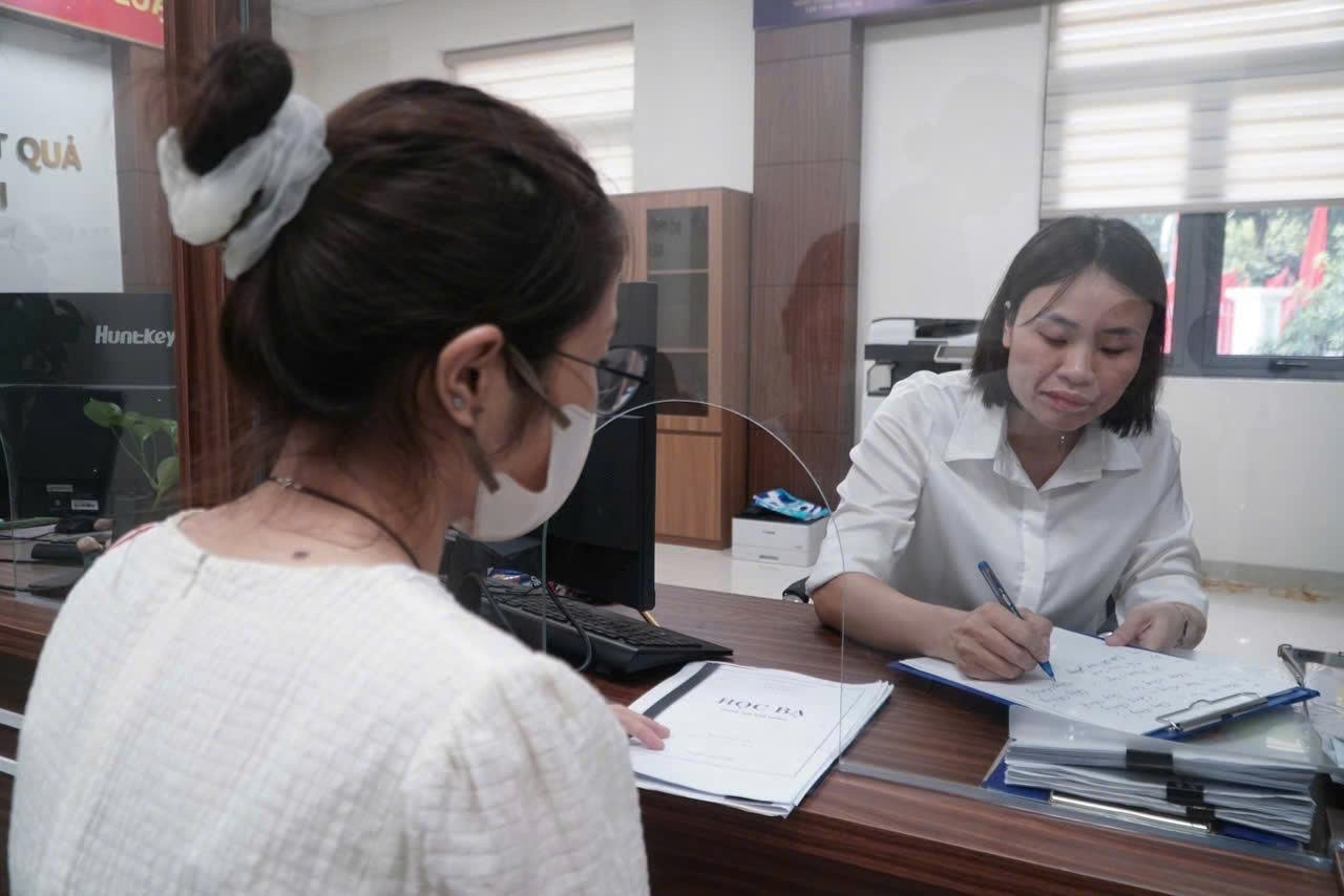 Một điểm phục vụ hành chính công tại Hà Nội. Ảnh: Trần Hoàng 287bnv22.jpg